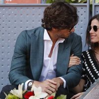 Feliciano López y Sandra Gago, compartiendo miradas en el Madrid Open 2019