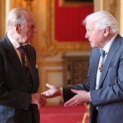 El Duque de Edimburgo y Sir David Attenborough