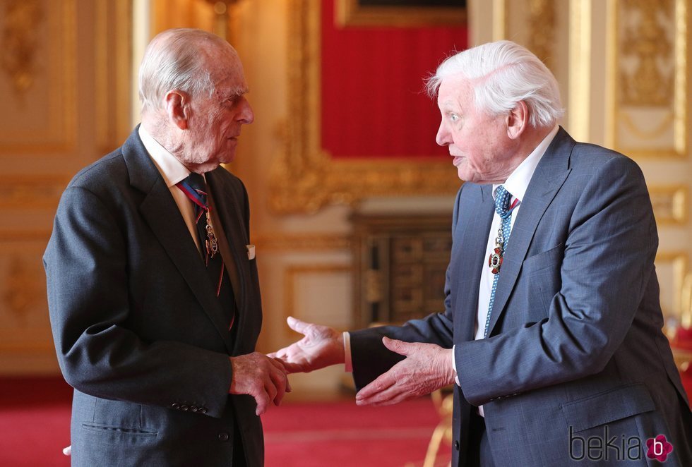 El Duque de Edimburgo y Sir David Attenborough