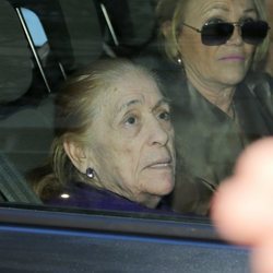 Doña Ana a la salida de un concierto de Isabel Pantoja en Aranjuez