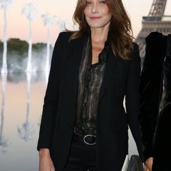 Carla Bruni en el evento de ChristianDior de a Fashion Week de París