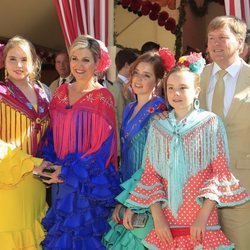 Los Reyes de Holanda y sus hijas en la Feria de Abril 2019