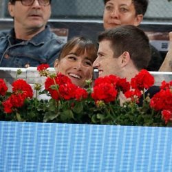 Aitana Ocaña y Miguel Bernardeau, muy cariñosos en el Madrid Open 2019