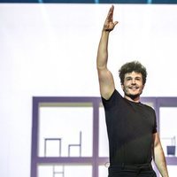 Miki Nuñez durante el segundo ensayo de Eurovisión 2019
