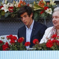 La Infanta Pilar en la final del Mutua Madrid Open 2019