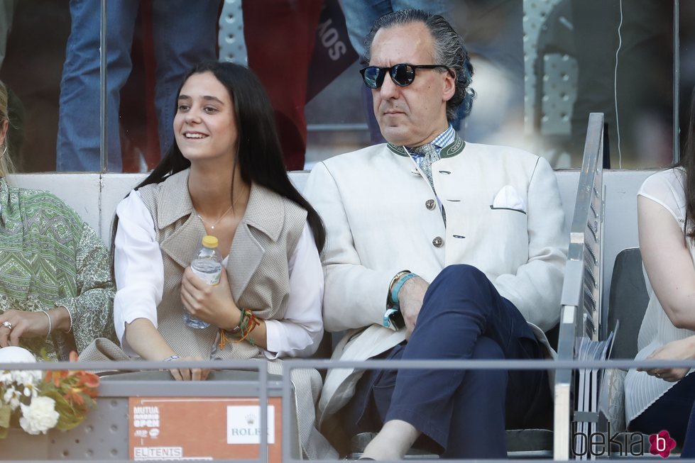 Victoria Federica y Jaime de Marichalar en la final del Mutua Madrid Open 2019