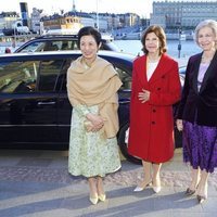 Hisako Takamado de Japón, Silvia de Suecia y la Reina Sofía en el 'Dementia Forum X'