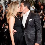 Antonio Banderas y Nicole Kimpel en el Festival de Cannes 2019