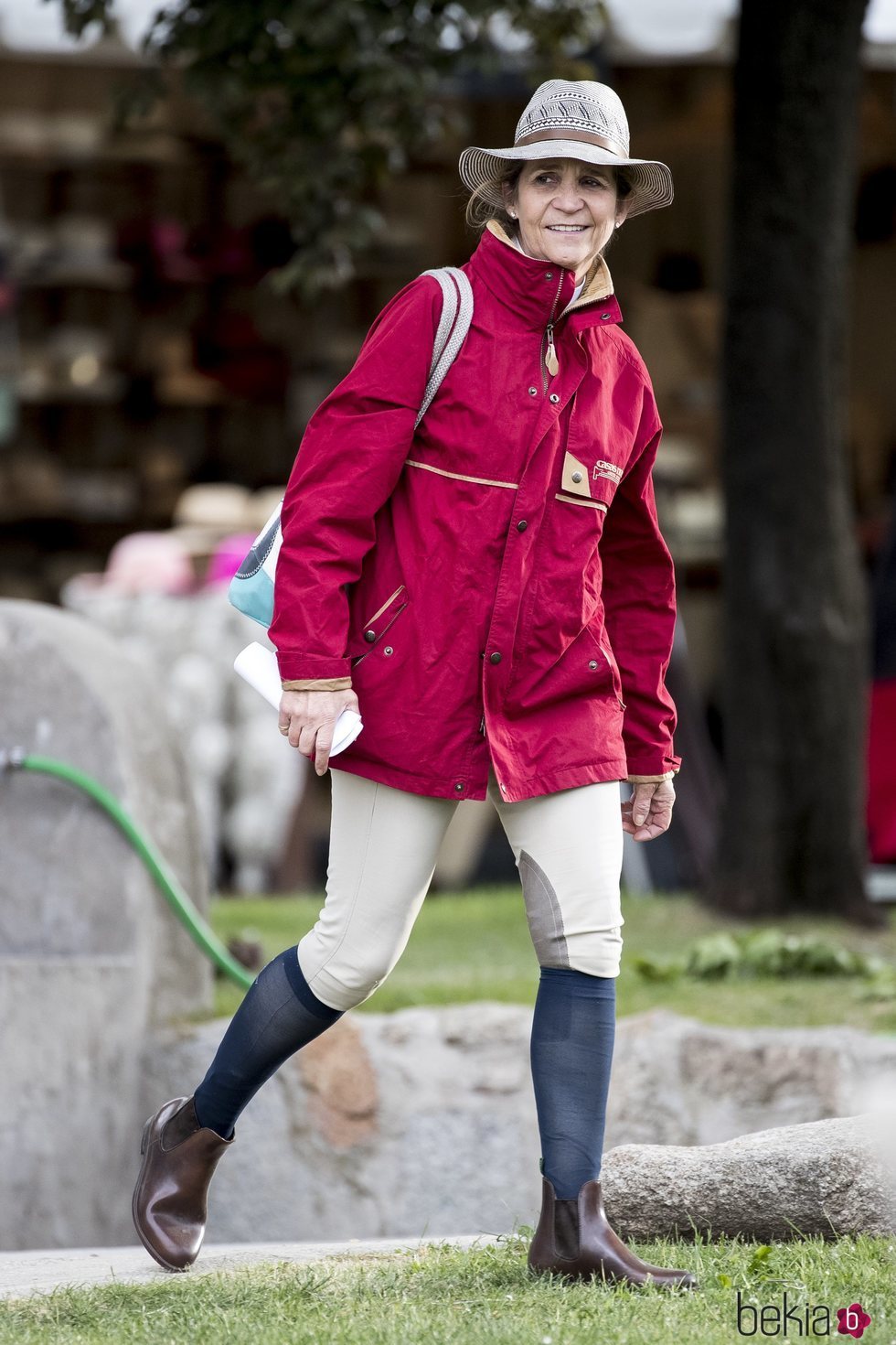 La Infanta Elena en el Concurso de Saltos de Madrid de 2019