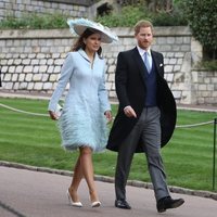 Sophie Winkleman y el Príncipe Harry en la boda de Lady Gabriella Windsor y Thomas Kingston