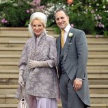 La Princesa Michael de Kent y Lord Frederick Windsor en la boda de Lady Gabriella Windsor y Thomas Kingston