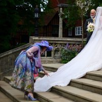 El vestido de novia de Lady Gabriella Windsor en su boda con Thomas Kingston