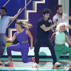 Miki Núñez dándolo todo en el Festival de Eurovisión 2019