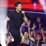 Miki Núñez en su actuación en el Festival de Eurovisión 2019