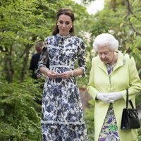 La Reina Isabel y Kate Middleton en Chelsea Flower Show 2019