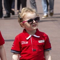 Gabriella de Mónaco en el Gran Premio F1 de Mónaco