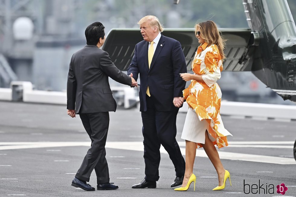 Donald y Melania Trump abandonan Japón tras su visita de Estado