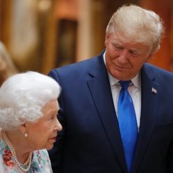La Reina Isabel II enseña a Donald Trump la Royal Collection en su Viaje de Estado a Reino Unido