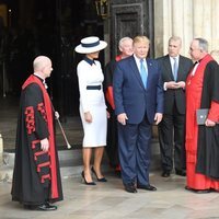 El Príncipe Andrés en la Abadía de Westminster junto con Donald y Melania Trump en su Viaje de Estado a Reino Unido