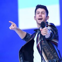 Nick Jonas en un concierto en Wembley