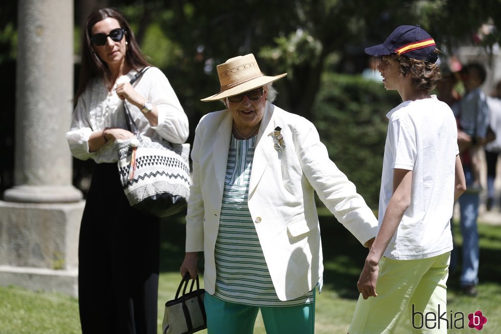 La Infanta Pilar acude junto a Bárbara Cano y uno de sus nietos al 'Family Day 2019'