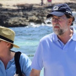 Mariano Rajoy y Elvira Fernández disfrutando de unas vacaciones en Formentera
