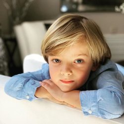 El Príncipe Nicolás de Suecia en la foto de felicitación por su cuarto cumpleaños