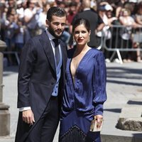 Nacho Fernández y María Cortes a su llegada a la boda de Pilar Rubio y Sergio Ramos