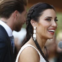 Pilar Rubio dando sus primeras declaraciones tras su boda con Sergio Ramos