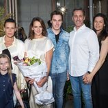 Pauline Ducruet con Estefanía de Mónaco y su familia paterna en la Paris Fashion Week 2019