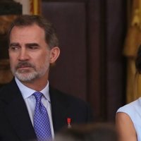 Los Reyes Felipe y Letizia en el quinto aniversario de reinado de Felipe VI