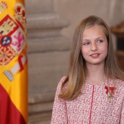 La Princesa Leonor en el quinto aniversario de reinado de Felipe VI