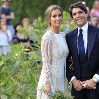 María Pombo y Pablo Castellano recién casados