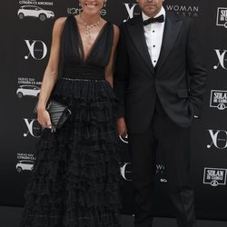 Luján Argüelles con su marido en la 14ª edición de los premios Yo Dona Internacional