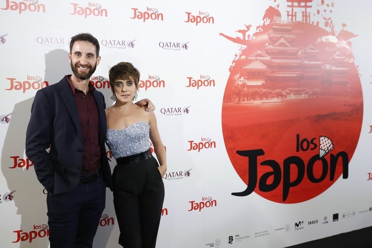 Dani Rovira y María León en la fiesta de la presentación de la película 'Los Japón' que protagonizan juntos