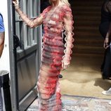 Céline Dion en la Semana de la Moda Alta Costura otoño/invierno de París 2019