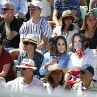 Caretas de Meghan Markle y Kate Middleton en el torneo de Wimbledon
