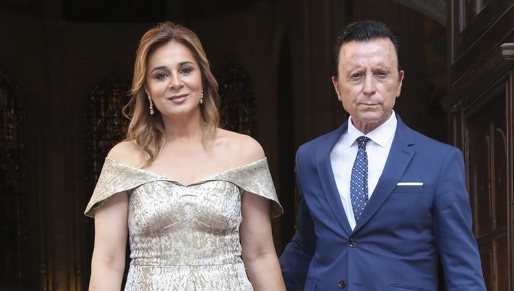 José Ortega Cano y Ana María Aldón en la boda de Dámaso González y Miriam Lanza