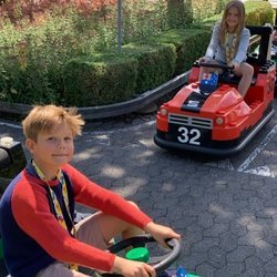 Los Príncipes Vicente y Josefina de Dinamarca en Legoland