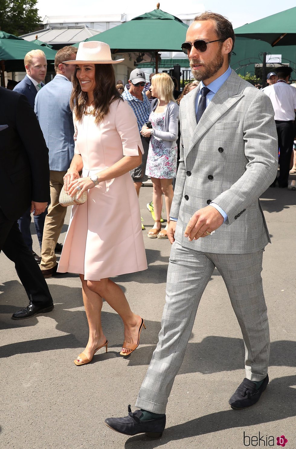 James Middleton y Pippa Middleton asisten al torneo de Wimbledon 2019