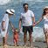 Eva Longoria con su marido Pepe Bastón y su amiga María Bravo paseando a su hijo en Marbella