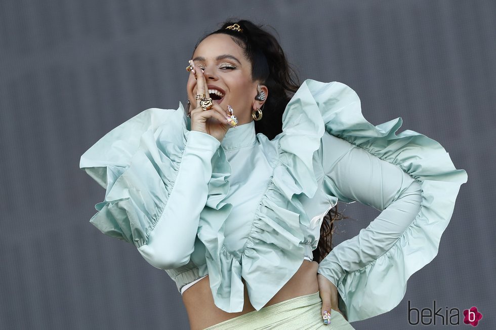 Rosalía en su concierto del Mad Cool Festival 2019