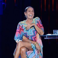 Isabel Pantoja sonriente en la gala 12 de 'Supervivientes 2019'