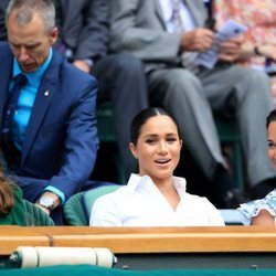 Kate Middleton, Meghan Markle y Pippa Middleton en la final de Wimbledon 2019
