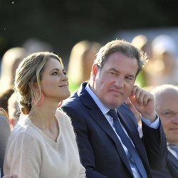 Magdalena de Suecia y Chris O'Neill celebrando el 42 cumpleaños de la Princesa Victoria de Suecia