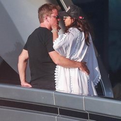 Matt Damon y su mujer, muy cómplices en Ibiza