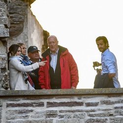 Magdalena de Suecia, Carlos Felipe de Suecia, Sofia Hellqvist y Erik Hellqvist en el Castillo de Borgholm