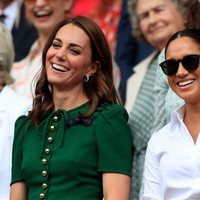 Kate Middleton y Meghan Markle presumen de buena relación en Wimbledon 2019