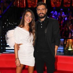 Violeta Mangriñán y Fabio Colloricchio en el debate final de 'Supervivientes 2019'