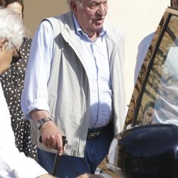 El Rey Juan Carlos visita la academia de Rafa Nadal en Mallorca
